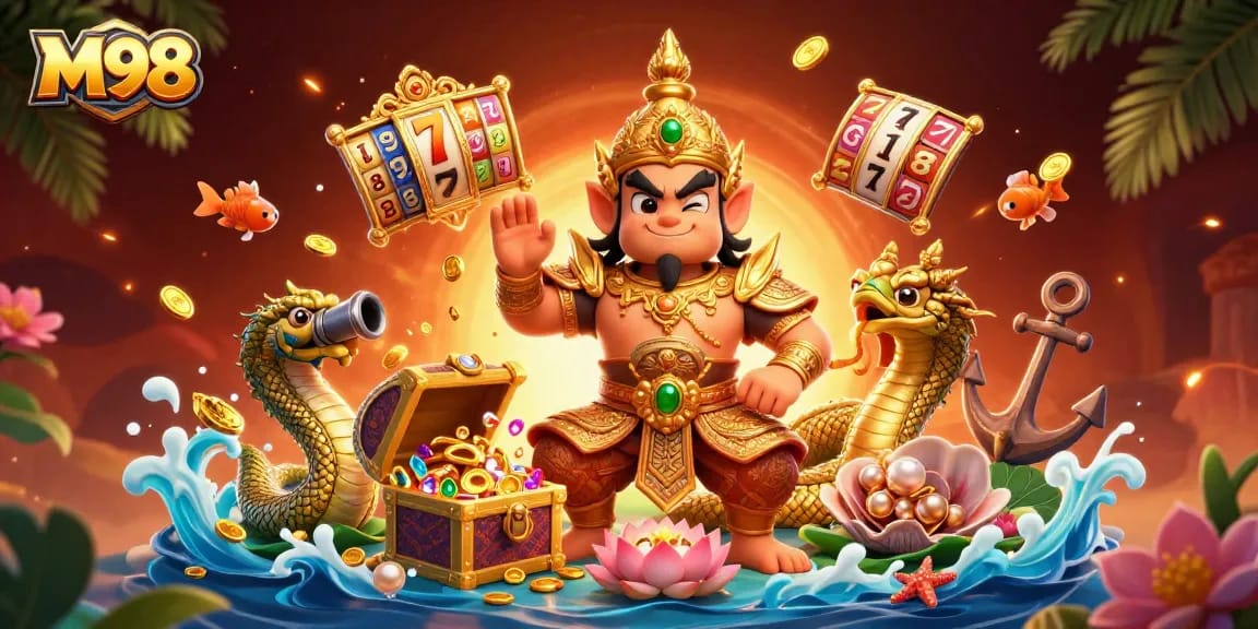 M98 invites players to experience engaging cartoon gaming with vibrant characters and thrilling slots.